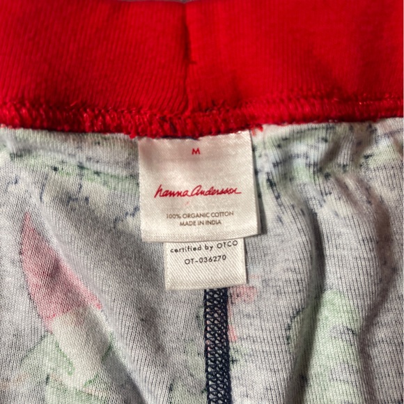 Hanna Andersson Women's Long John Gnome Pajama PANTS - Size Medium Christmas PJs - Picture 4 of 4